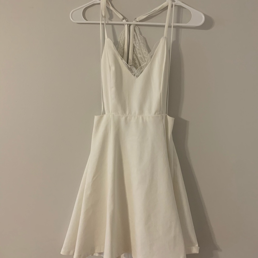 white formal dress